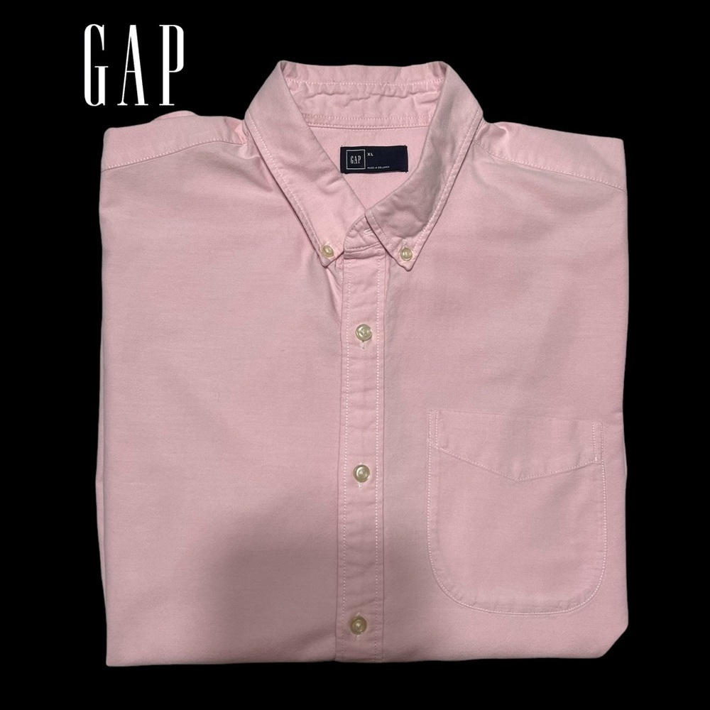 GAP (EUC) Men’s cotton short sleeve button down shirt, Size XL - Picture 6 of 6